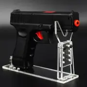 Acrylic Rack Clear Handgun Stand Gun Display Holder Adjustable