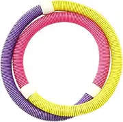 APLVFFZH Weighted Fitness Hoop PVC Portable Waist Friendly Design for Kids Home