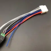 Power Input Speaker Wire Harness 10 Pin Plug RCA For Dual L1C9 Ampl TBX10A V8P4