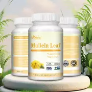Mullein Leaf 1200mg Capsules-Lung Cleanse & Detox,Dietary Supplement,Respiratory