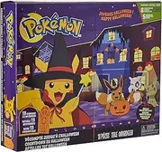 Pokémon BO37525, Pokémon Halloween Calendar 2021, The Pokémon Halloween Calendar sweetens the waiting time for the creepiest night of the year with 10 exclusive Pokémon mini figures and 3 accessories