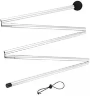 APLVFFZH 2xCanopy Rods Tarp Pole Shelter Building Aluminum Alloy 160cm/200cm Poles Replacement Canopy Telescoping Folding Tent Poles
