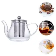 Glass Teapot Infuser Loose Tea Teapot Hot Water Pot Stovetop Tea Kettle