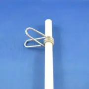 100 x Strip Graze SPRING CLIPS To Suit FIBREGLASS POSTS