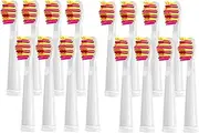 NWHEJIRM 3/4/8/12/16 Pcs Replacement Brush Heads Compatible For Seago Fairywill Electric Toothbrush Head Dupont Bristle Brush Refill Tooth Clean(16 Pcs pink)