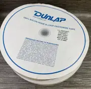 Dunlap Nylon 3/4" Hook & Loop Fastening Tape 25 YD Roll Grey ( 75 yards) Lot