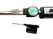 New Putter Mounted Divot Tool and Ball Marker - TEAL RIBBON