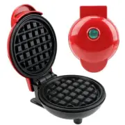 PREMIUM Mini Waffle Maker New Electric Multifunctional Sandwich Oven 4" Mold