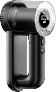Rechargeable Lint Remover with Lint Brush, XL Electric Fabric Shaver with Digital Display, Lint Shaver for Clothing, Furniture, Blanket, Black