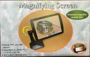 Swivel Screen Magnifier PVC 4"x6" Viewing Area 360 Rotation 3X Power NEW