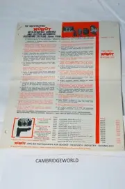 ROBOT CAMERA SYSTEM 4 PAGE NEW PRICE LIST PRINTED in USA by KARL HEITZ COMPANY