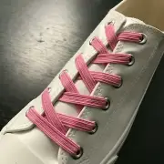 3 pairs No Tie Tieless Lazy Elastic Flat Shoe laces for running jogging athletic