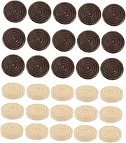 WOONEKY 48pcs Wooden Chess Checkers Game Accessories Set Large Wooden for Multiple Board Games