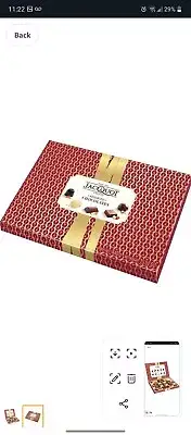 Jacquot Chocolates Made in France Milk, Dark, White Assorted 40 Pcs 15.52oz Gift