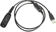 KTGTCMPBMK USB Programming Cable Fit for Motorola DP4800 DP4801 DP4400 DP4401 DP4600 DP4601 Walkie Talkie Two Way Radio F19E