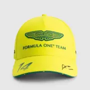 2024 Aston Martin Adult Fernando Alonso Cap - Yellow