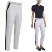 G/Fore Tux Color Block Trouser Pants Size 8 Snow Onyx Stone GFore Womens Golf