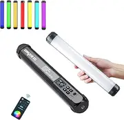 Weeylite K21 Handheld Light Wand,Magnetic RGB LED Video Light Stick,Tube Light for Photography with Built-in Rechargable Battery/APP Control/360° Full Color/2500K-8500K/OLED Display/Aluminum Body