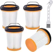 [Unikstone] 4pcs Replacement for Shark Filter,ION W1 Handheld Vacuum WV200, WV201, WV205, WV220. Compare to Part XHFWV200