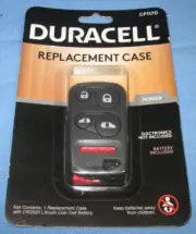 Duracell CP117D Replacement Key Fob Case for Honda