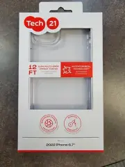 iPhone 14 Plus Case CLEAR EvoCLEAR Tech21 Impact Tested NEW