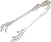 Eagle Claw Ice Tongs - Non - Slip BBQ &, Food - Grade Stainless Steel Design for Easy Gripping Ice Cubes and Sugar Cubes at Home