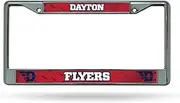 Rico Industries Unisex-Adult Dayton Chrome License Plate Frame (Printed Insert) FC300810, Multi, One Size
