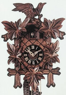 Hones Cuckoo Clock 1 Day 16" German Black Forest
