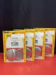 Maxant Half-Ball Cover Buttons Size 75 1-7/8" 4 Packages Of 2