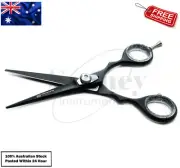 6" Barber Shearing Salon Scissor Hair Cutting Hairdressing Black Color