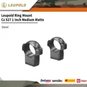Leupold Rugged Ring Mount For Cz 527 1 Inch Medium Matte Solid Steel #le177363