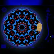 Hail Veil Turntable Slipmat GLOW BLACKLIGHT 12 inch for DJ Vinyl LP