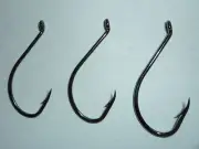 VMC OCTOPUS BEAK HOOKS - BULK - YOUR CHOICE OF SIZES - 9299 - BLACK NICKEL