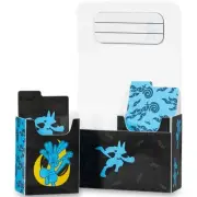Pokémon Center TCG Lucario Focused Fighter Double Deck Box + Dividers Magnetic