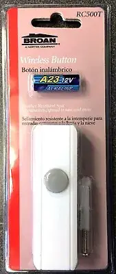 Broan RC500T Wireless Doorbell Button