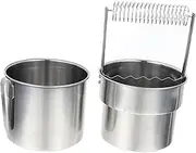 Crylic Paint Brush Washer Artist Brush Basin Stainless Steel Paint Brush Tub Art Pen Holder Pen Cleaning Barrel Multi-use Brush Cleaning Bucket