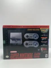 Super Nintendo SNES Classic Edition Video Game Console CLV Gray
