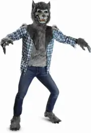 Spooktacular Creations Boy Howling Werewolf Costume with Mask, Halloween Costume