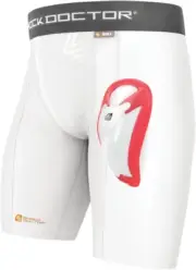 Compression Shorts with Bio-Flex Supporter Cup Included. Youth & Adult Men