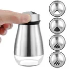Pour Holes Stainless Steel Pepper Shakers Salt Bottle Storage Spice Dispenser