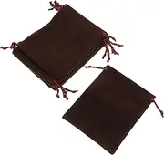 Veemoon 20pcs Plush Jewelry Storage Bag Drawstring Pouches for Earrings Pocket present Bags for Parties Soft and Lightweight