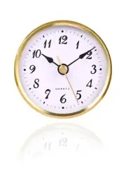 Clock Insert 70mm 2.8 Inch Classic Arabic Numerals Clock Decor Quartz Clock ...