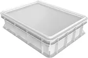 [Alerrawia] Generic Dough Proofing Box, Pizza Dough Tray with Cover, fruit and vegetable storage, multifunctional，Equipped with a lid,can be put in the refrigerator and other multi-purpose