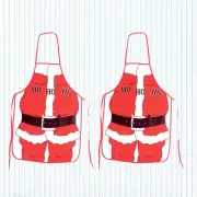 2 Pcs Christmas Apron for Adults Artist Decoration Old Man Pattern