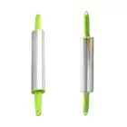 2 Pcs Pastry Dough Roller Small Rolling Pin Metal Rolling Pin