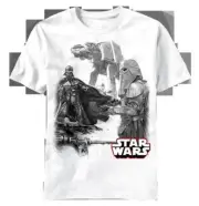 Star Wars StormTroopers Snow Scouts, Darth Vader and AT-AT T-Shirt NEW UNWORN