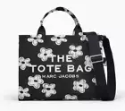 MARC JACOBS The Daisy Canvas Tote Bag Medium 2way Crossbody Bag