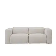 [James Lane] Radley Electric Recliner Sofa Muse Flax - 3.5 Seater