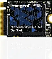 Integral 256GB M.2 NVMe 2230 PCIe Gen3 x4 SSD – Read Speed up to 3000MB/s, Write Speed up to 1800MB/s – Internal Solid State Drive. Valve Steam Deck, Microsoft Surface Pro, PC & Laptop Compatible