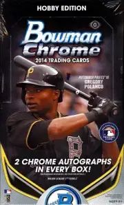 2014 BOWMAN CHROME BASEBALL HOBBY 12 BOX CASE BLOWOUT CARDS